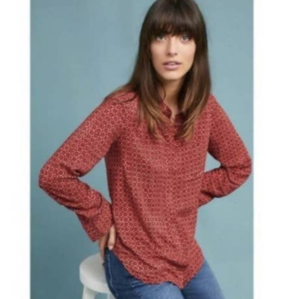 Anthropologie Holding Horse Sammie button up blouse